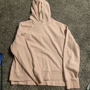 light pink hoodie